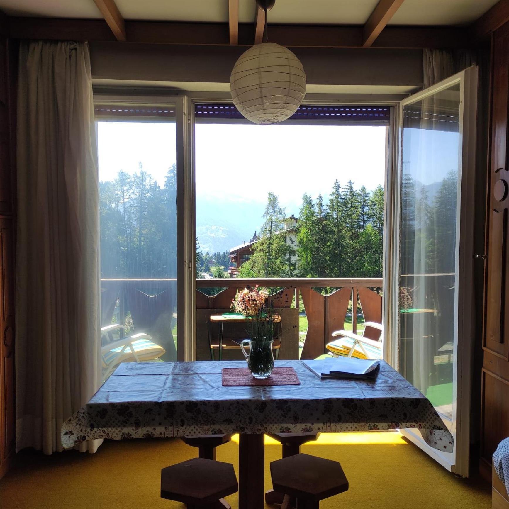 Bellevue Crans-Montana Apartment Exterior foto